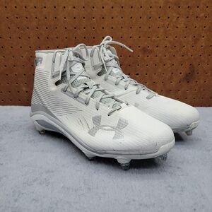 Under Armour men's Hammer D High Top Lace Up Football Cleats
